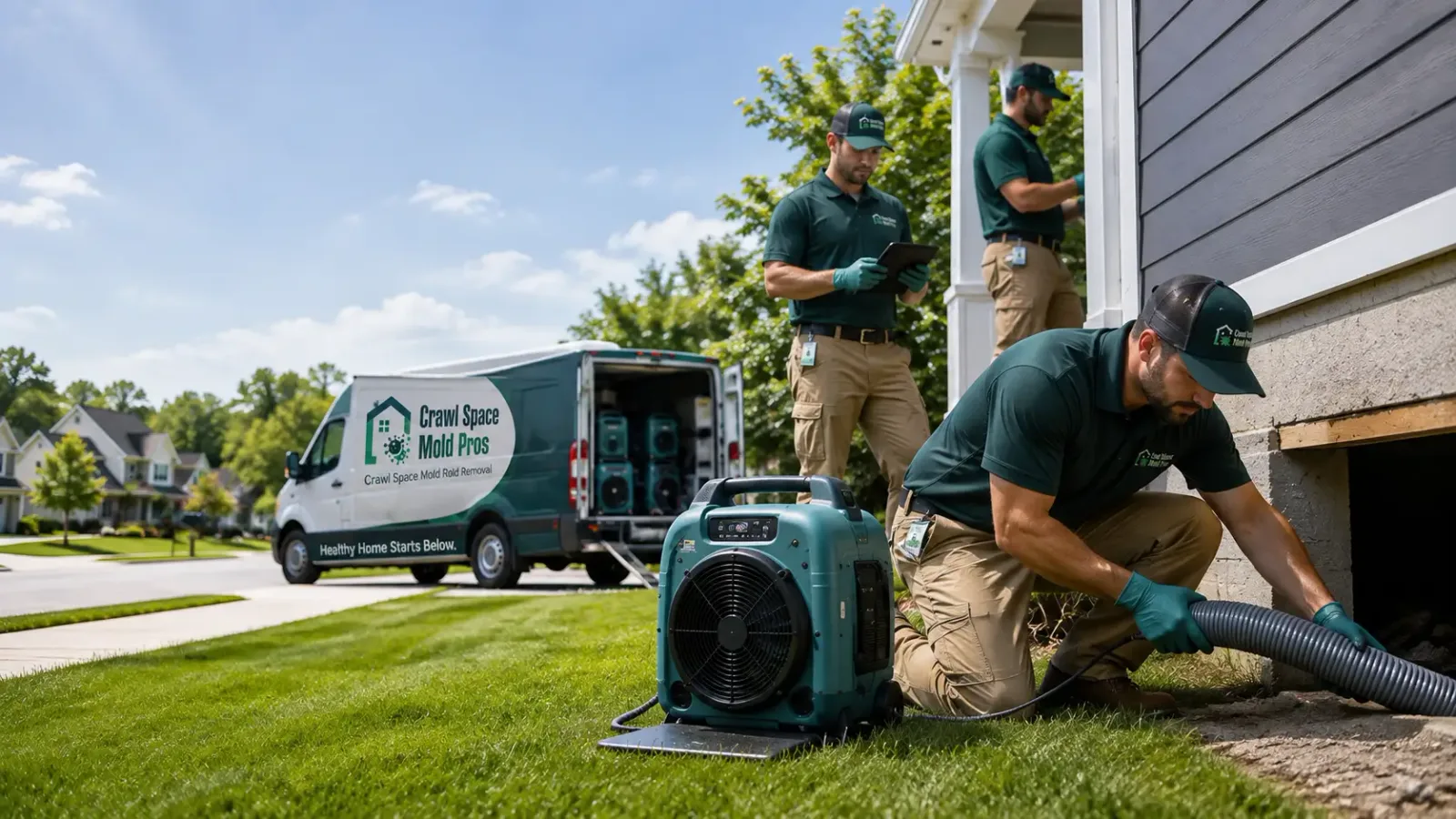 Crawl Space Mold Removal in Loleta, CA